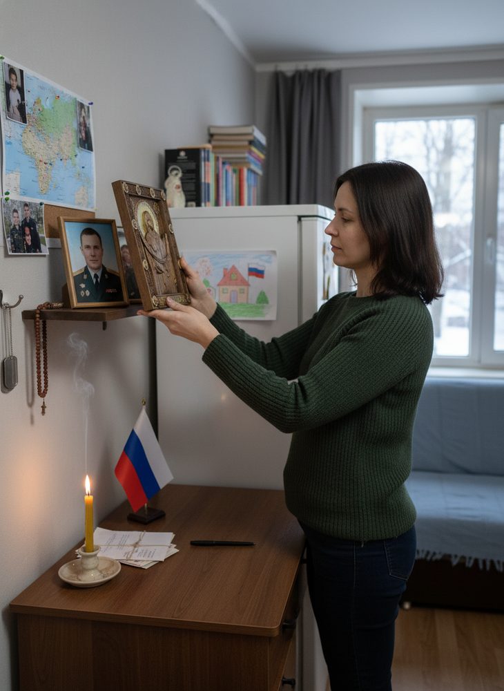 Икона Покрова Пресвятой Богородицы ручной работы. Деревянная резная икона — идеальный подарок.