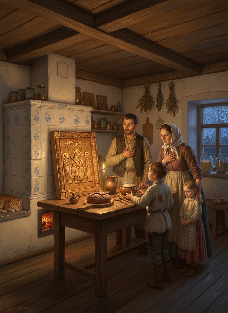 Молитесь иконе Экономисса. Эта резная икона из дерева – мощный оберег для вашего дома.