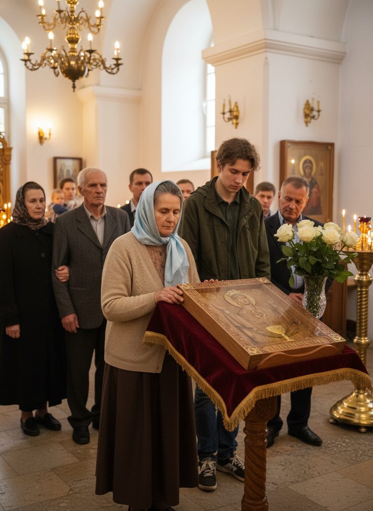Эта православная икона «Неупиваемая Чаша» — уникальная резная икона из дерева для вашего дома.