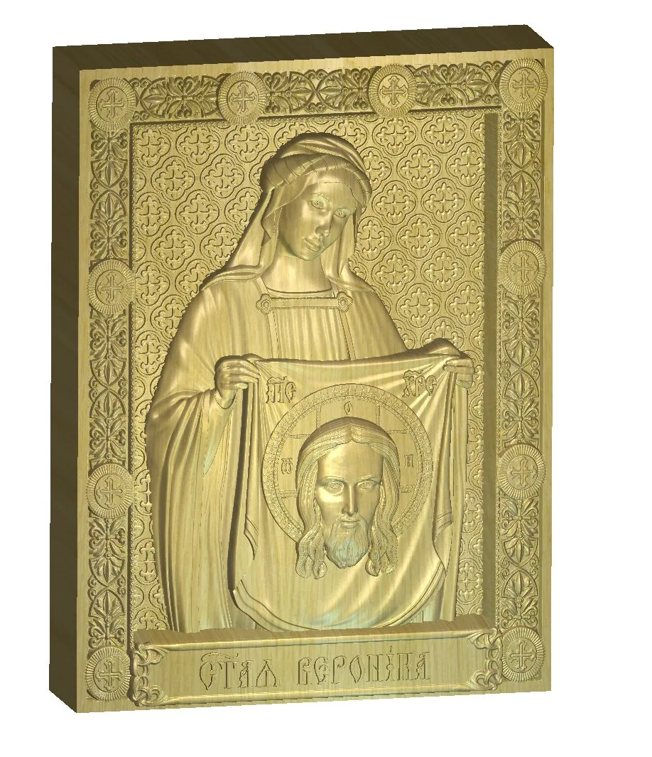 Икона «Вероника Праведная», мини — 3D-макет образа